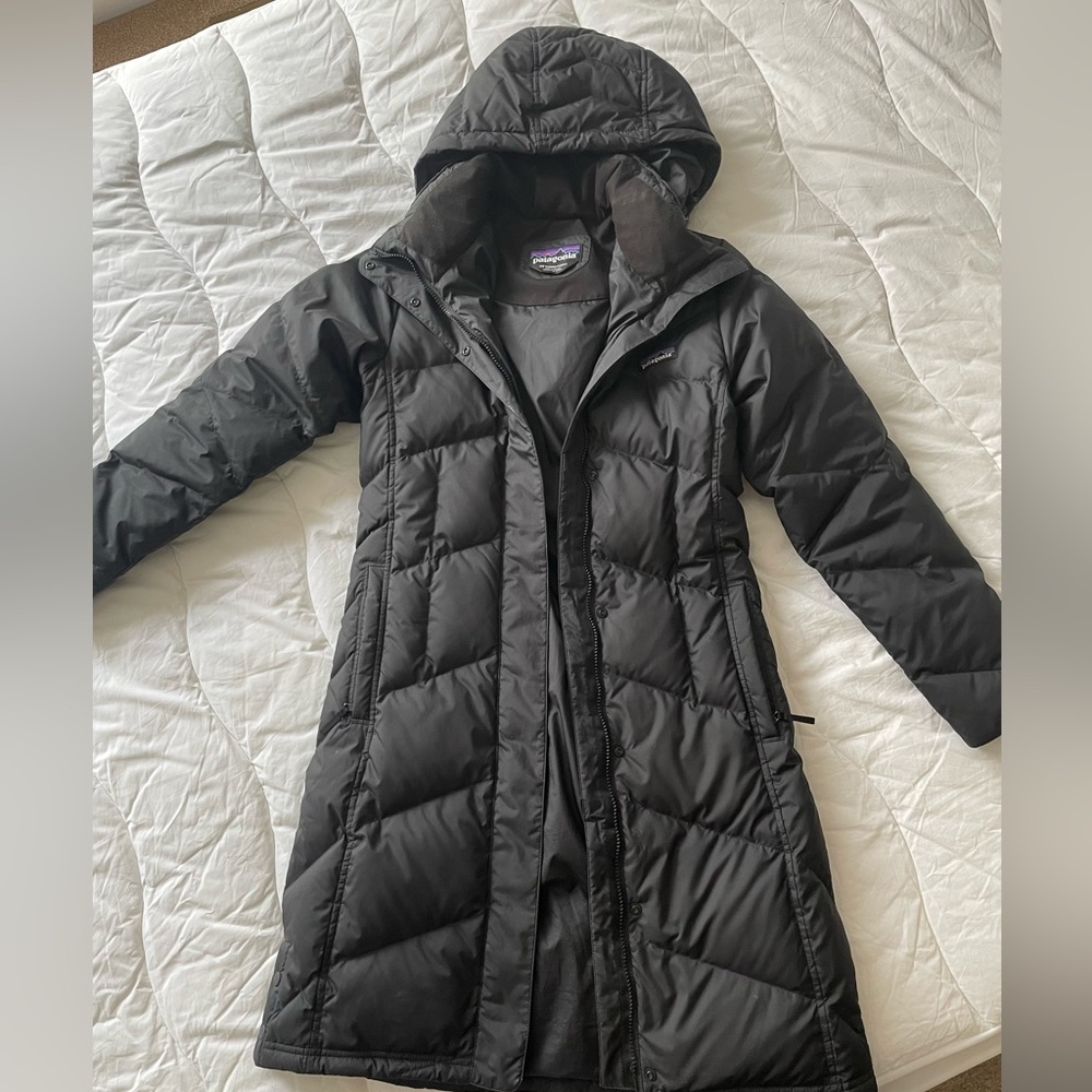 Knee length women’s Patagonia parka